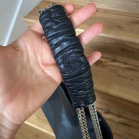 Black Leather Designer Bag - Picture 5 of 8